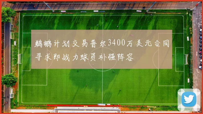 鹈鹕计划交易普尔3400万美元合同寻求即战力球员补强阵容